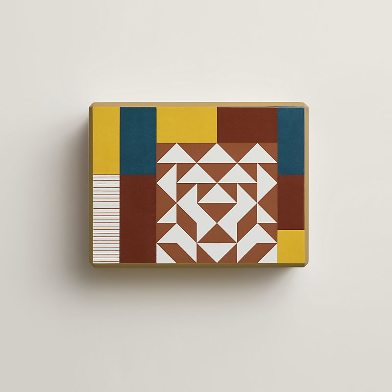 Facettes Lion watch box - Yellow | Hermès Mainland China